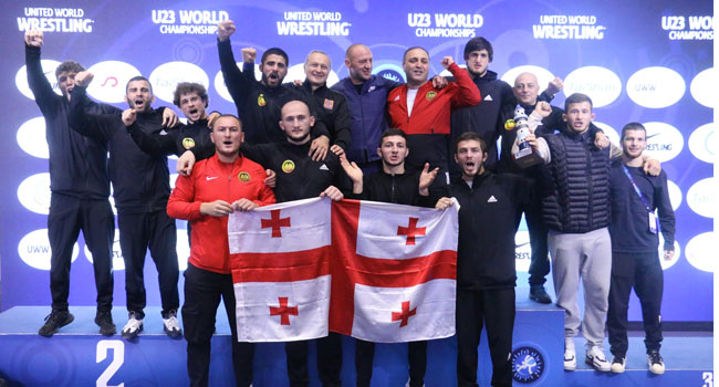 ქართველმა მოჭიდავეებმა მსოფლიოს გუნდური ჩემპიონის ტიტული მოიპოვეს