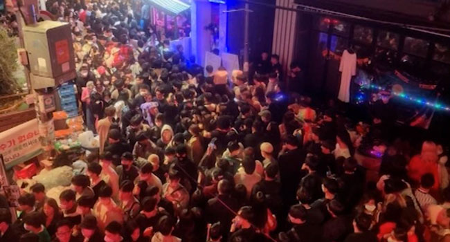 ჰელოუვინი სამხრეთ კორეაში მსხვერპლით დასრულდა