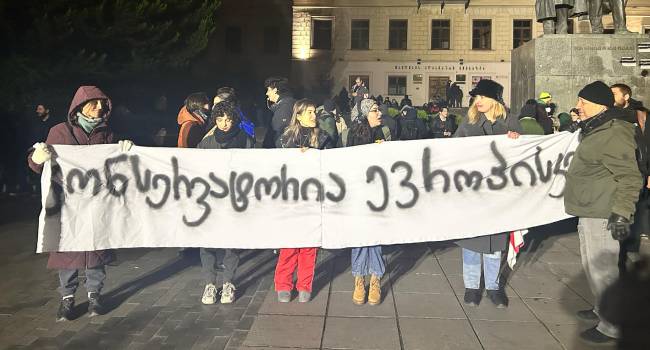 პროტესტს კონსერვატორიის სტუდენტები შეუერთდნენ- ვითარება პარლამენტთან