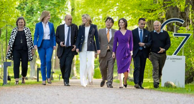 G7 – ჩვენ არასოდეს ვაღიარებთ საზღვრებს, რომლის შეცვლასაც რუსეთი სამხედრო აგრესიით ცდილობს
