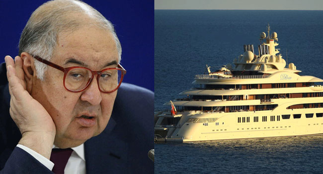FORBES: გერმანიამ სანქცირებულ რუს ოლიგარქს, ალიშერ უსმანოვს იახტა ჩამოართვა