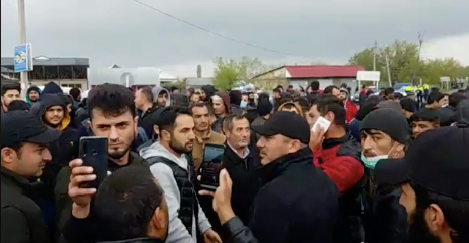 Чем вызван антикарантинный протест в Марнеули?