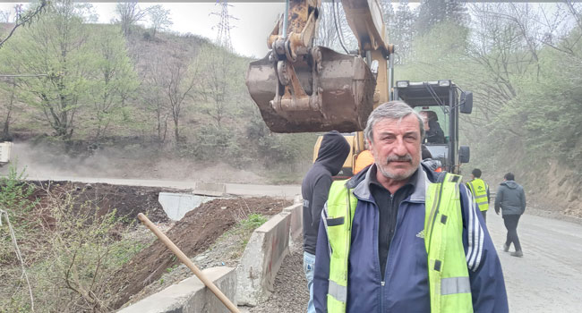 ნასაკირალის უღელტეხილზე  ახალდაგებული ასფალტი აყარეს და საფარს თავიდან აგებენ