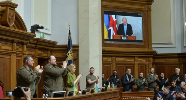უკრაინა გაიმარჯვებს, უკრაინა თავისუფალი იქნება –  ბორის ჯონსონის მიმართვა უკრაინის პარლამენტს