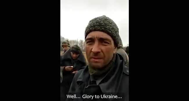 რუსი ტყვე: “სლავა უკრაინე!”