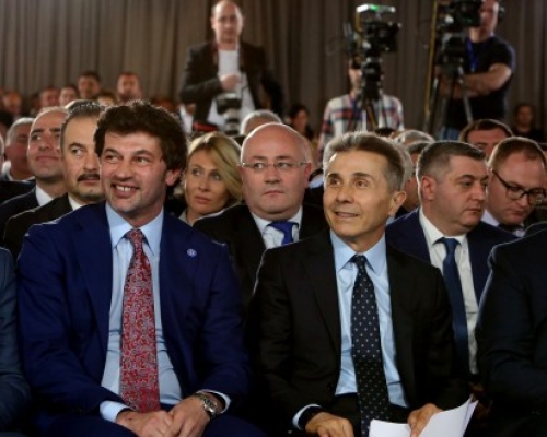 Бидзина Иванишвили единогласно был избран председателем партии на съезде ГМ