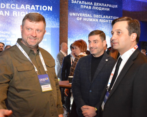 Народный защитник Грузии посещает Киев