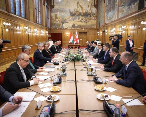 Спикер Парламента «Грузинской мечты» посещает Венгрию