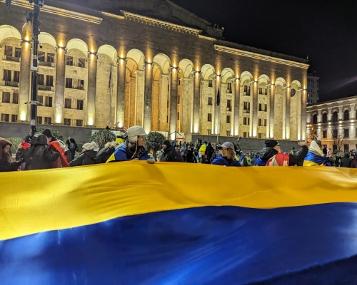 Фотоистория | Марш и митинг солидарности с Украиной