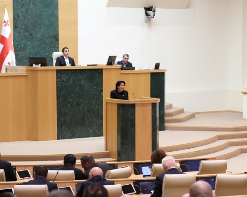 В последнем ежегодном докладе перед Парламентом Зурабишвили раскритиковала Иванишвили и выступила с инициативой создания единой оппозиционной платформы