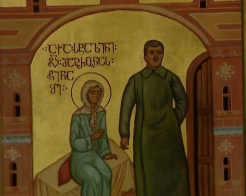 Изображение Сталина на иконе в соборе Самеба вызвало общественное волнение