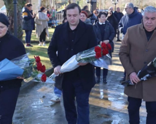 ჩოხატაურში ანა კალანდაძის 100 წლის საიუბილეო თარიღთან დაკავშირებით ღონისძიება გაიმართა