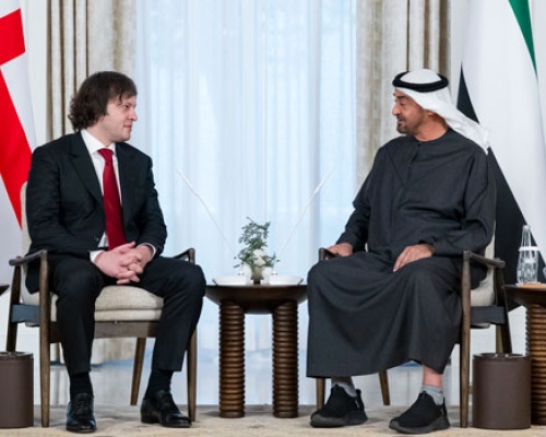 mohamedbinzayed.ae: “მოჰამედ ბინ ზაიდ ალ ნაჰიანი ირაკლი კობახიძეს შეხვდა”
