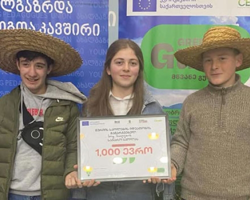 ბაილეთის საჯარო სკოლა ,,იდეათონის” გამარჯვებულია