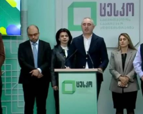 “მოვითხოვთ ხელახალი არჩევნების ჩატარებას”- ენმ-ს წარმომადგენელი ცესკოში