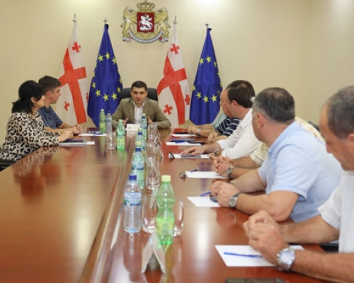 გურიის მხარეში სახელმწიფო რწმუნებულმა ადგილობრივი ხელისუფლების წარმომადგენლებთან სამუშაო შეხვედრა გამართა