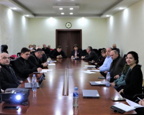 გერმანიის საერთაშორისო თანამშრომლობის საზოგადოების (GIZ) პროექტის (CESL) პროექტის წარმომადგენლებთან შეხვედრა გაიმართა