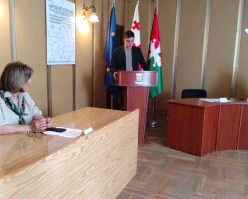 ოზურგეთის საკრებულომ სააგიტაციო მასალის განთავსებაზე განკარგულება მიიღო