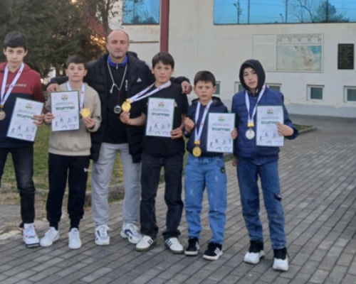 სამი ოქრო, ვერცხლი და ბრინჯაო _ ჩოხატაურელ კიკბოქსინგელთა წარმატება
