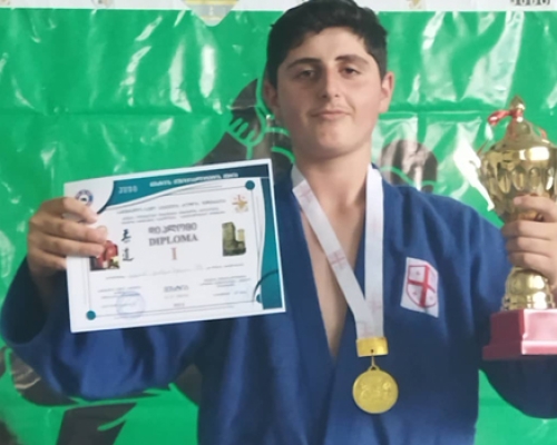 ჩოხატაურელი  ძიუდოისტი  ლევან ვაჩეიშვილი საერთაშორისო ტურნირის პირველადგილოსანია