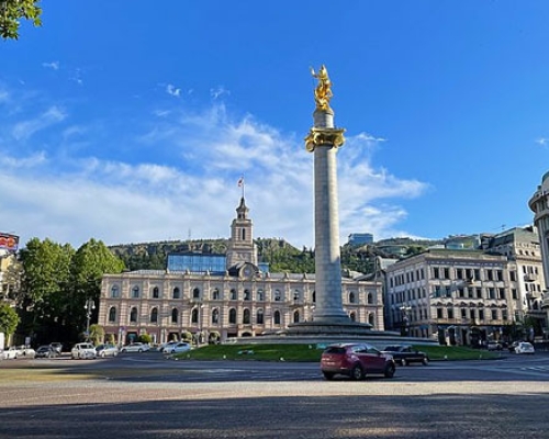 თავისუფლების მოედანზე სატრანსპორტო მოძრაობა  ნაწილობრივ შეიზღუდა