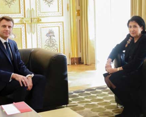 საქართველოს პრეზიდენტი ევროპის ლიდერებს ხვდება