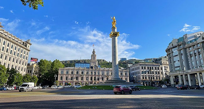 თავისუფლების მოედანზე სატრანსპორტო მოძრაობა  ნაწილობრივ შეიზღუდა