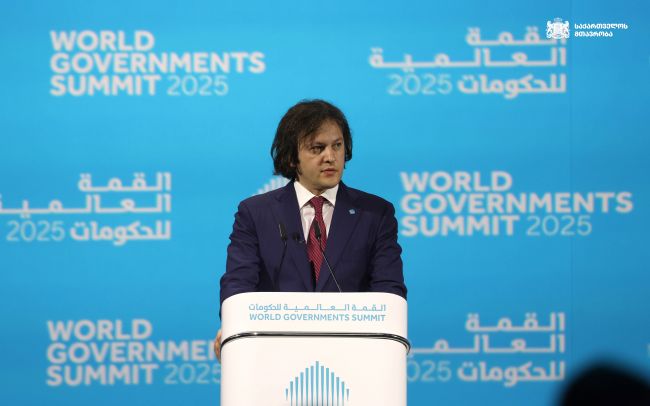 Georgian Dream Prime Minister Attends World Government Summit in Dubai