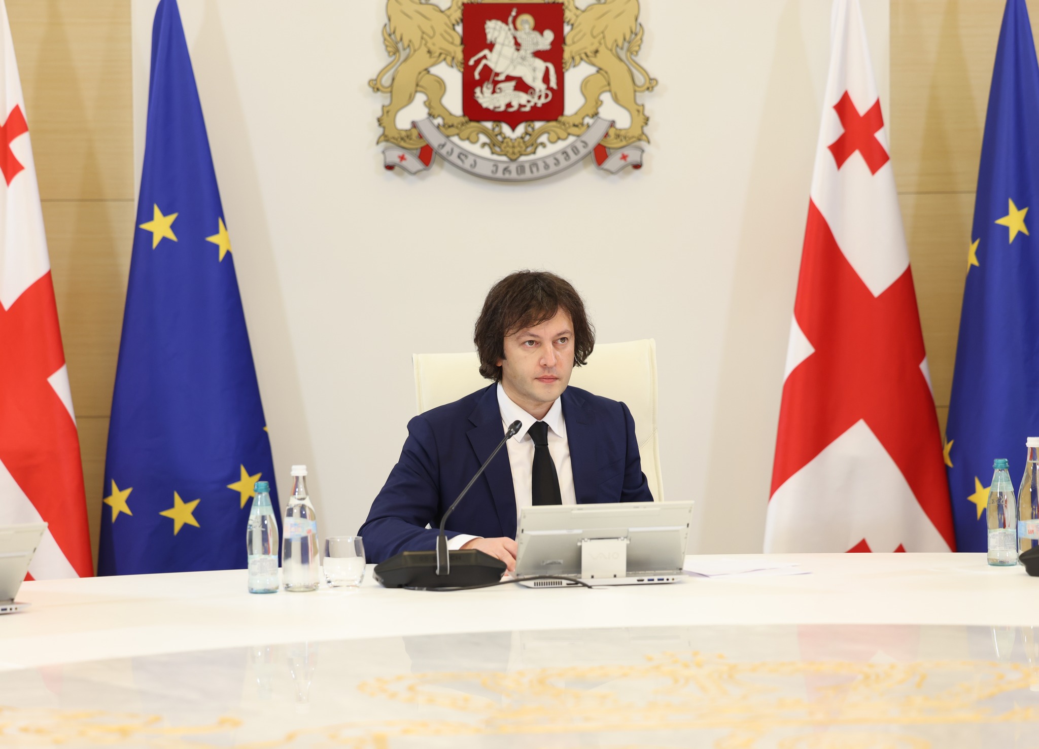 Kobakhidze Admits Substance Used in Water Cannons, Denies Camite