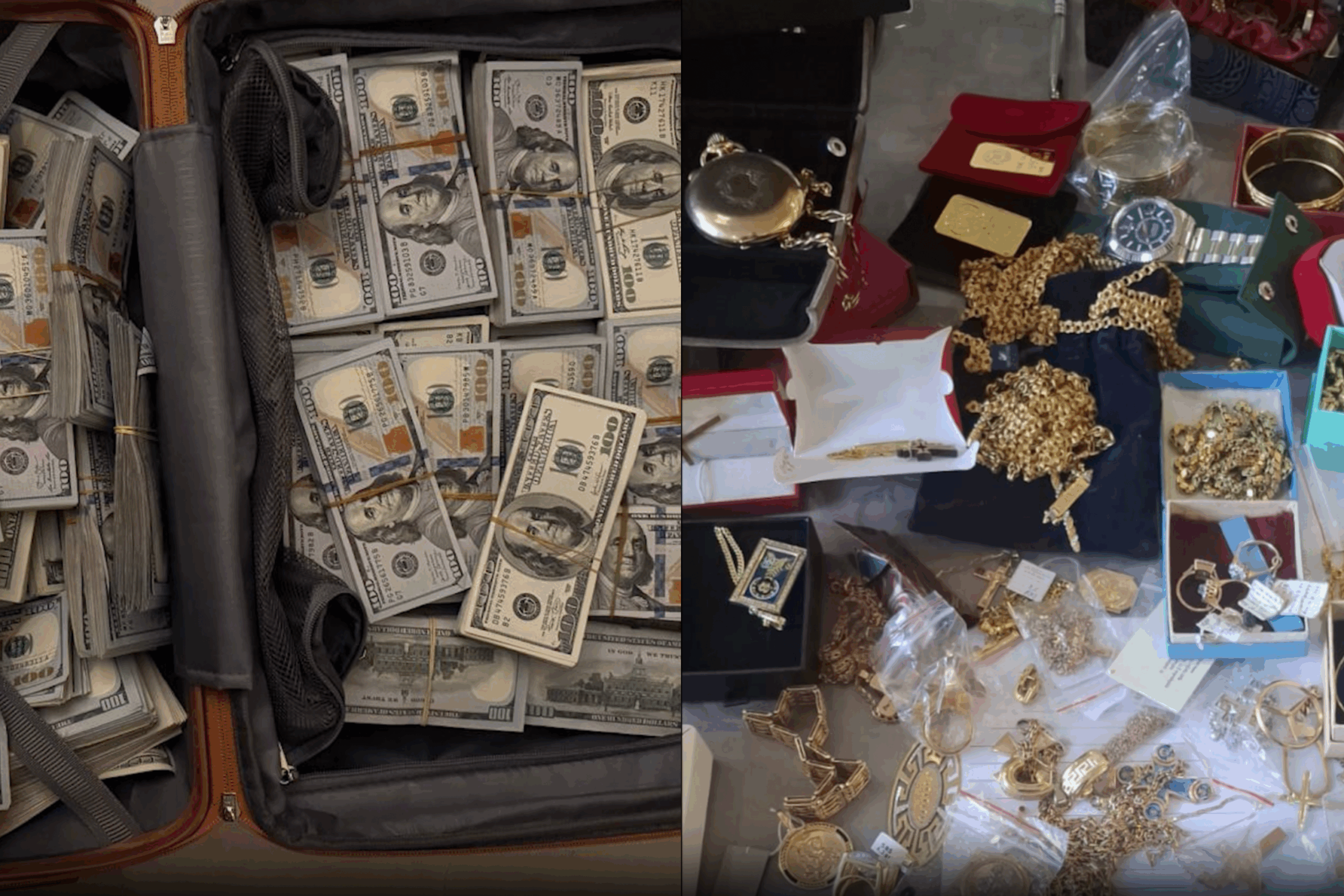 SSSG: Millions in Cash, Valuables Seized After Home Raids of Garibashvili, Other Ex-Officials