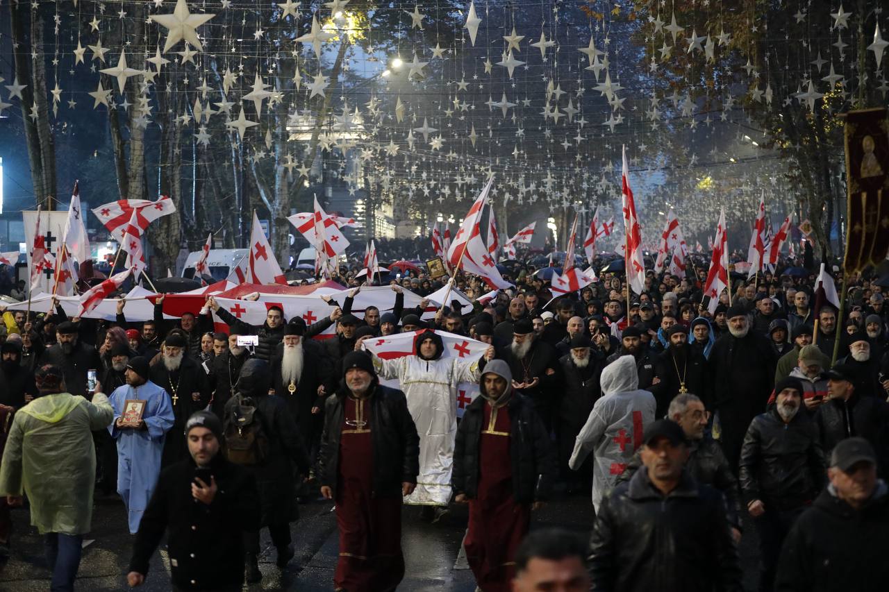 Far-Right Conservatives for Georgia Rallies Against Emirati Investment