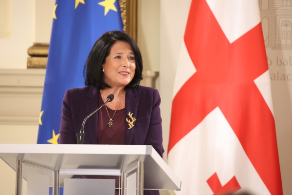“I Remain President,” Says Zurabishvili Urging Firmer Western Stance