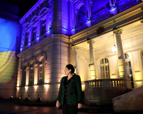 President Slams Government at Ukraine War Anniversary Event