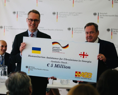 Germany Allocates 5 Million Euros to Aid Ukrainian Refugees in Georgia