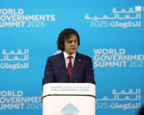 Georgian Dream Prime Minister Attends World Government Summit in Dubai