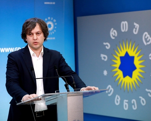 Irakli Kobakhidze Holds Briefing Amid Ongoing Protest in Tbilisi