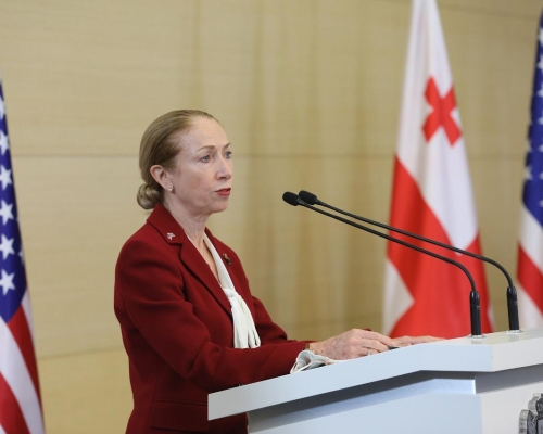 U.S. Ambassador Talks Saakashvili, Georgians in Ukraine, Public Defender