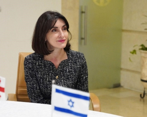 GD FM Botchorishvili Visits Israel