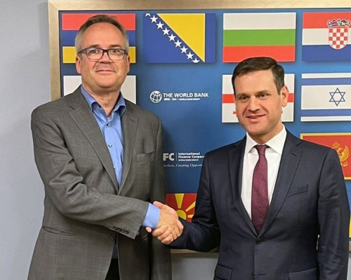 Deputy Minister of Economy Speaks Black Sea Electricity Cable at the World Bank