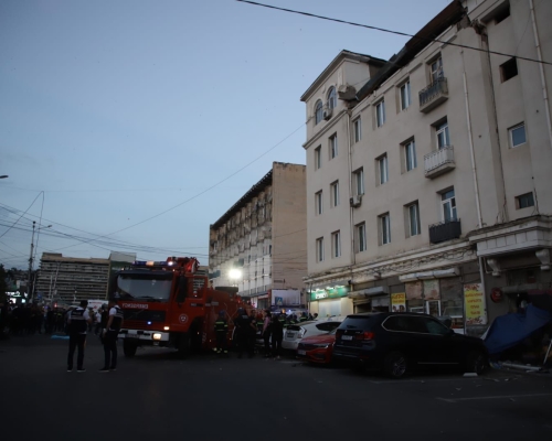 Roof Overhang Collapse in Tbilisi Kills Two, Sparks City Hall Backlash