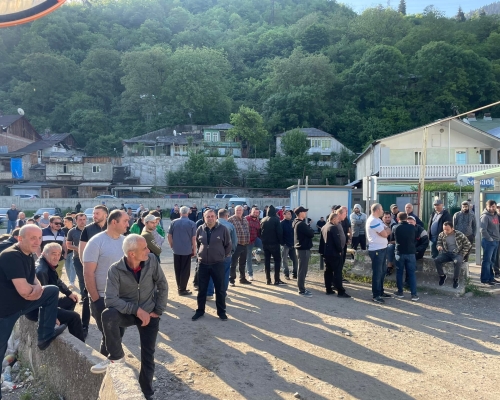 Borjomi Workers on Strike
