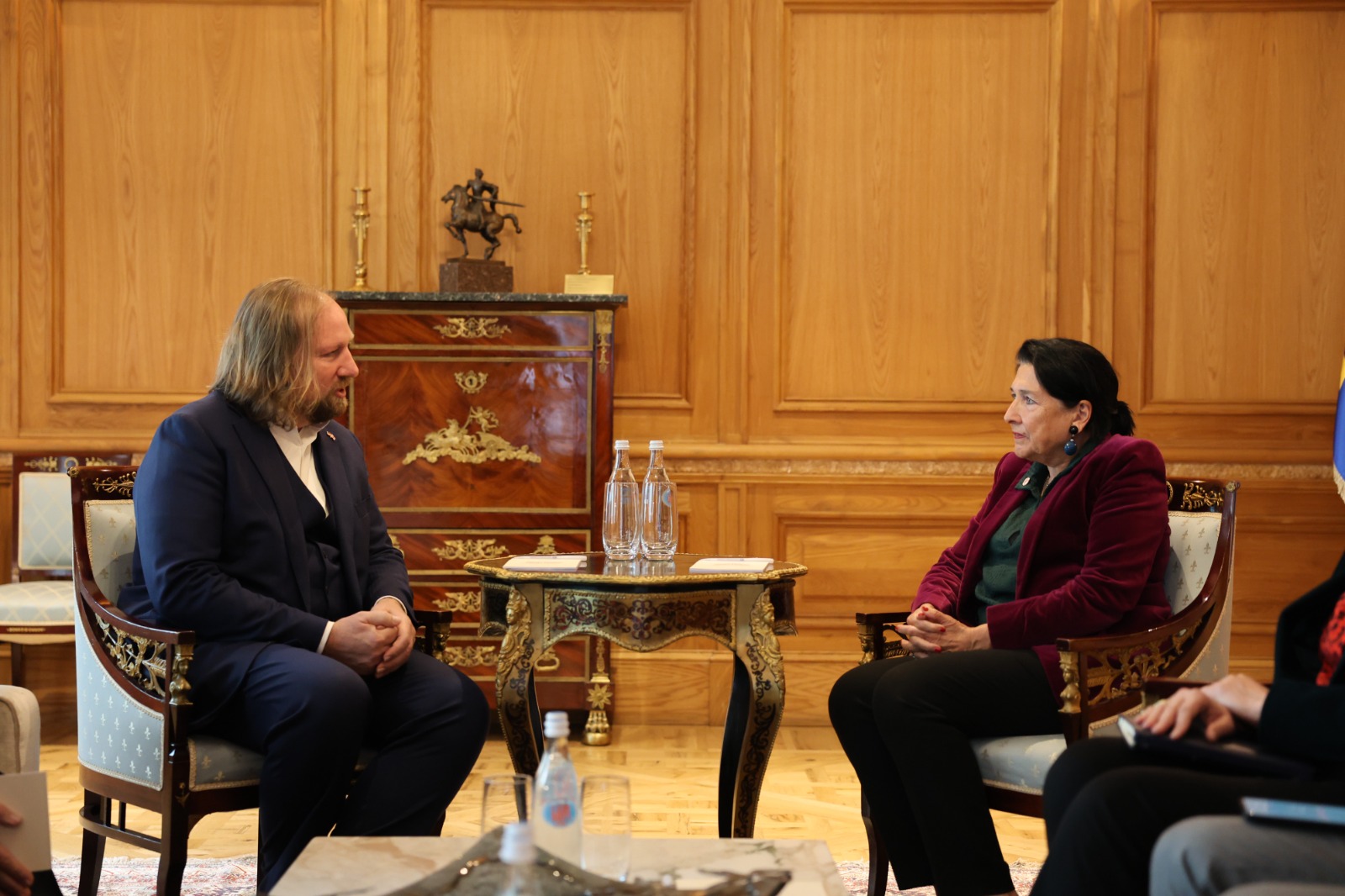 President Zurabishvili Meets Chairman of the European Affairs Committee of German Bundestag